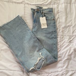 ZARA wide leg jeans!